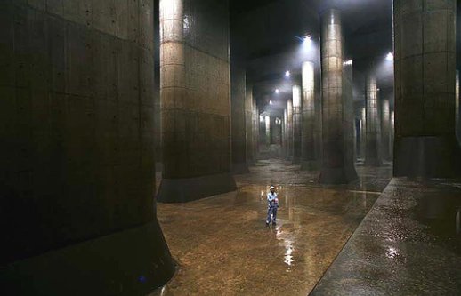 Subterrneos de Tokio, evitan las inundaciones.